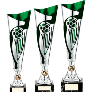 Champions Football Cup Silver & Green