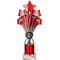 5 Star Multisport Tube Trophy Red and Silver