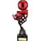 Innov8 Football Plastic Trophy Red & Black