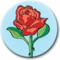 Flower - Red Rose 25mm
