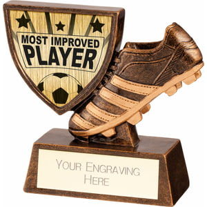 Tempo Football Most Improved Award 75mm
