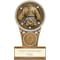 Ikon Tower Martial Arts Award Antique Silver & Gold