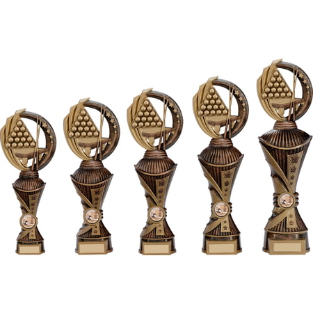 Renegade Snooker Heavyweight Award Antique Bronze & Gold