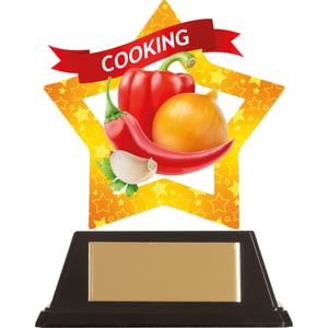 Mini-Star Cooking Acrylic Plaque 100mm