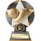 Pulse Star Football Award Antique Silver & Gold 150mm