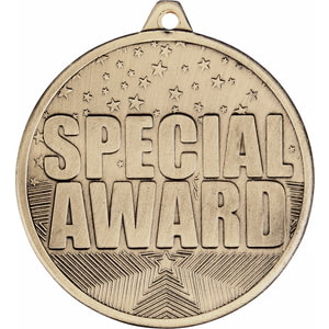 Cascade Special Award Iron Medal Antique Gold 50mm