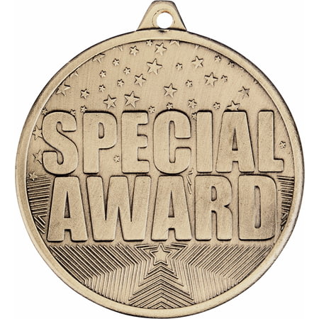 Cascade Special Award Iron Medal Antique Gold 50mm