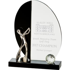 Elixir Golf Crystal Award 175mm