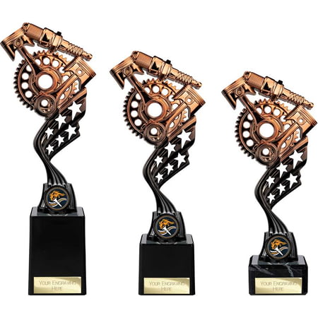 Innov8 Motorsport Plastic Trophy Bronze & Black
