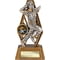 Immense Cricket Bowler Award Antique Gold & Silver 190mm