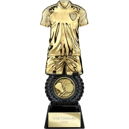 Intensity Badminton Award Gold & Carbon Black 260mm