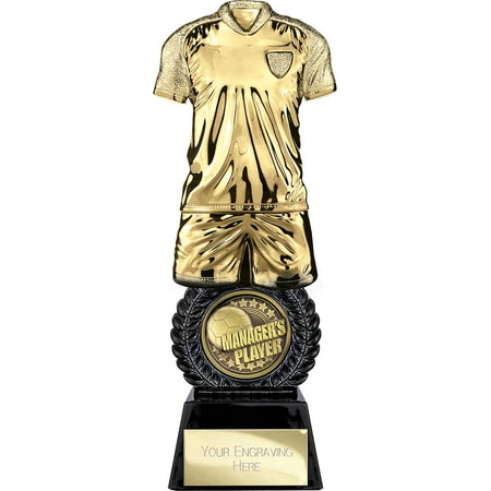 Intensity Football Managers Player Award Gold & Carbon Black 260mm