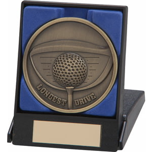 Links Series Longest Drive Medal & Box 70mm
