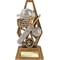 Immense Cricket Award Antique Silver & Gold 190mm