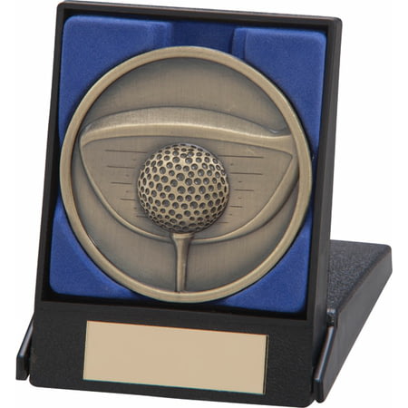 Links Series Golf Driver Medal In Box 70mm