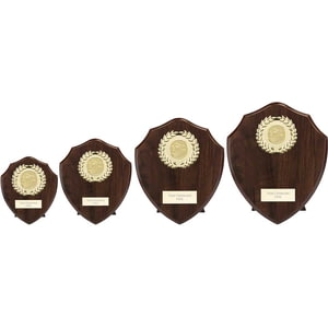 Reward Wreath Shield Mahogany