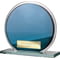 Seismic Multisport Circle Mirror Glass Blue & Silver Thick)