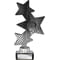 Trinity Star Multisport Plastic Trophy Black & Silver