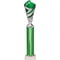 Hurricane Multisport Plastic Tube Cup Silver & Green