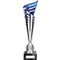 Atlantis Silver/Blue Laser Cup