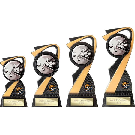 Mania Tower Snooker Award Carbon Black & Gold