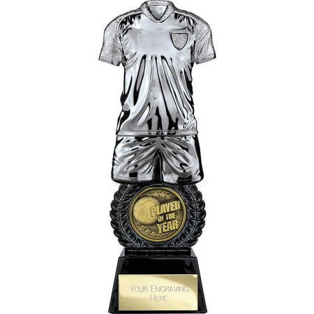 Intensity Football Player of Year Award Gunmetal & Carbon Black 260mm
