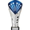 All Stars Large Rapid Trophy Silver & Blue