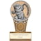 Ikon Goof Balls Bunkered Award Antique Silver & Gold