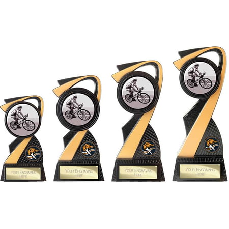 Mania Tower Cycling Award Carbon Black & Gold 205mm