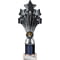 5 Star Multisport Tube Trophy Black & Silver