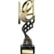 Innov8 Rugby Plastic Trophy Gold & Black