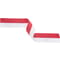 Medal Ribbon Red & White 395x22mm