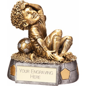 Football Funnies Crocked Resin Figure 110mm