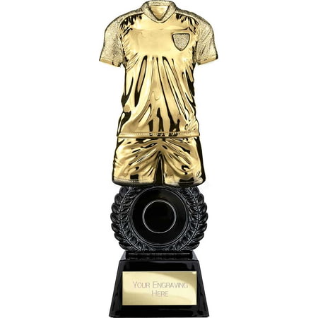 Intensity Football Award Gold & Carbon Black 260mm