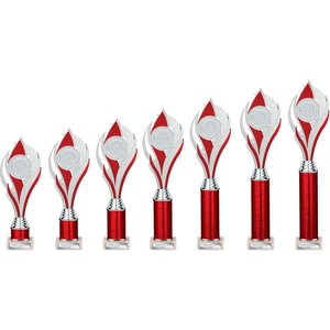Volcano Multisport Tube Trophy Silver & Red