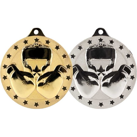 Cascade Stars Boxing Medal 70mm