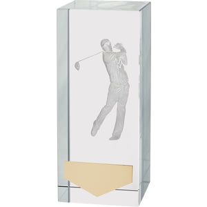 Inverness Golf Male Crystal Award 120mm