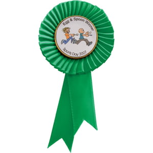 Tribute Mini Rosette Green 90mm