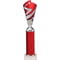 Hurricane Multisport Plastic Tube Cup Silver & Red