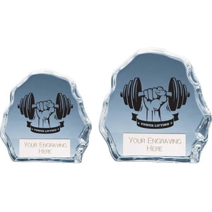 Mystique Weightlifting Glass Award