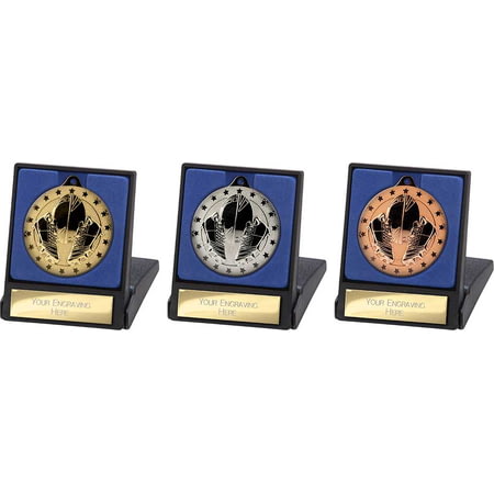 Cascade Stars Rugby Medal & Box 50mm