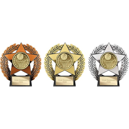 Emperor Star Netball Plaque