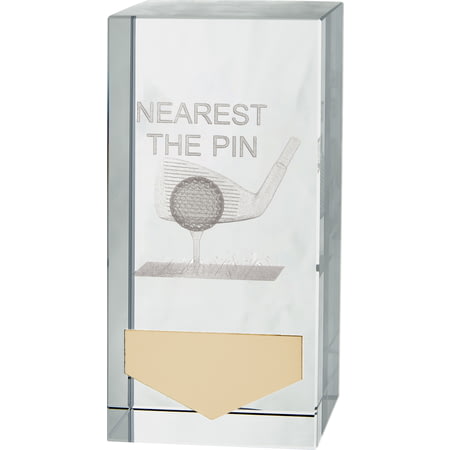 Inverness Golf Nearest The Pin Crystal Award 100mm