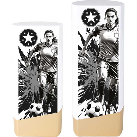 Prime Heavyweight Ladies Football White & Gold