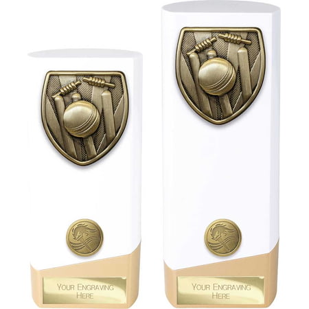 Prime Cobra Cricket Award White & Gold