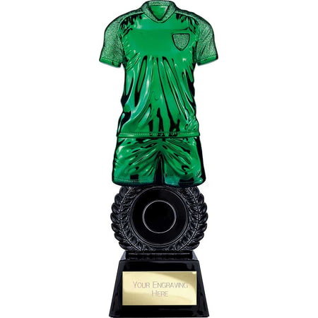 Intensity Football Award Metallic Green & Carbon Black 260mm