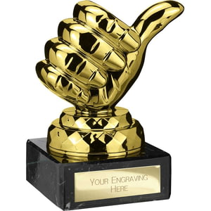 Thumbs Up Trophy Gold 125mm
