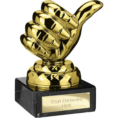 Thumbs Up Trophy Gold 125mm
