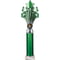 5 Star Multisport Tube Trophy Green and Silver