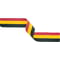 Medal Ribbon Red Yellow & Black 395x22mm